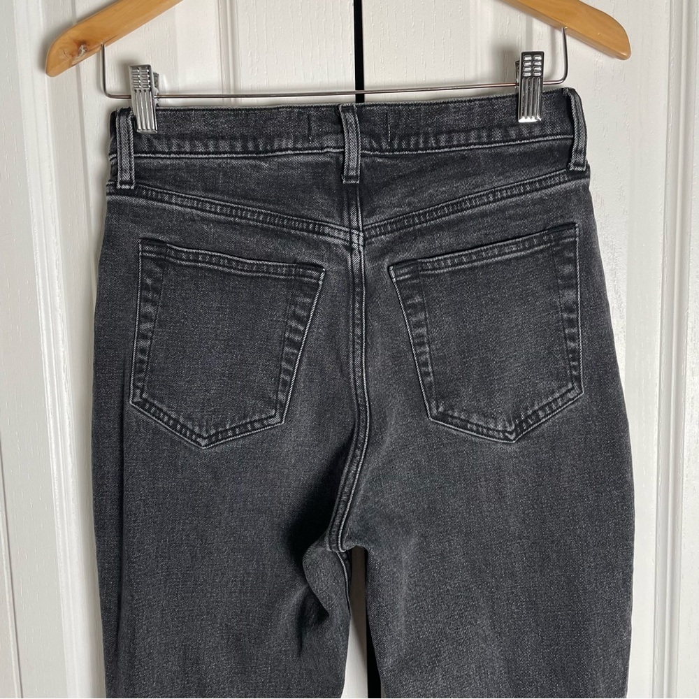 Abercrombie & Fitch 90s Slim Straight Ultra High Rise Jeans Women’s 4 | 27 Black - Picture 6 of 11